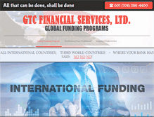 Tablet Screenshot of gtcfin.com